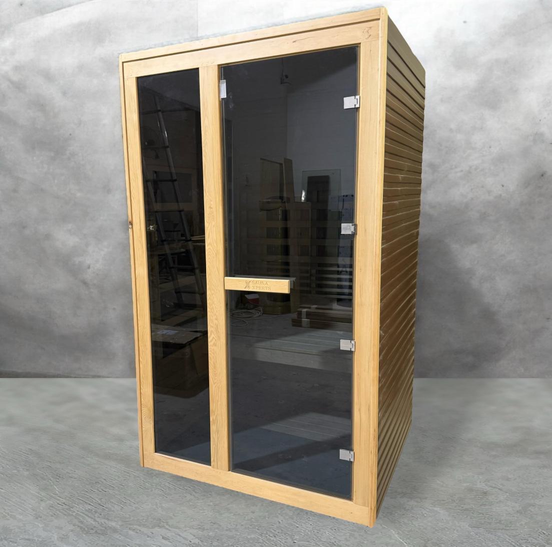 Infrared sauna with full-spectrum panels